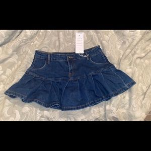 Tanming Jean Mini Skirt